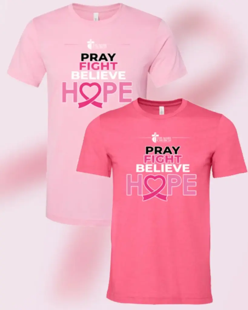 The Mark Church 2026 Breast Cancer Awareness Walk T-Shirt