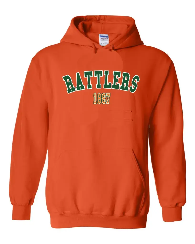 Orange Rattler 1887 Hoodie