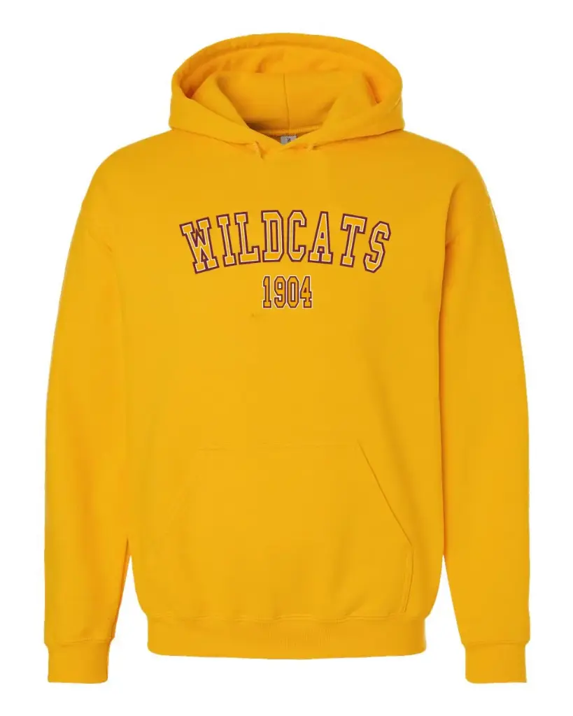 Gold Wildcats 1904 Hoodie