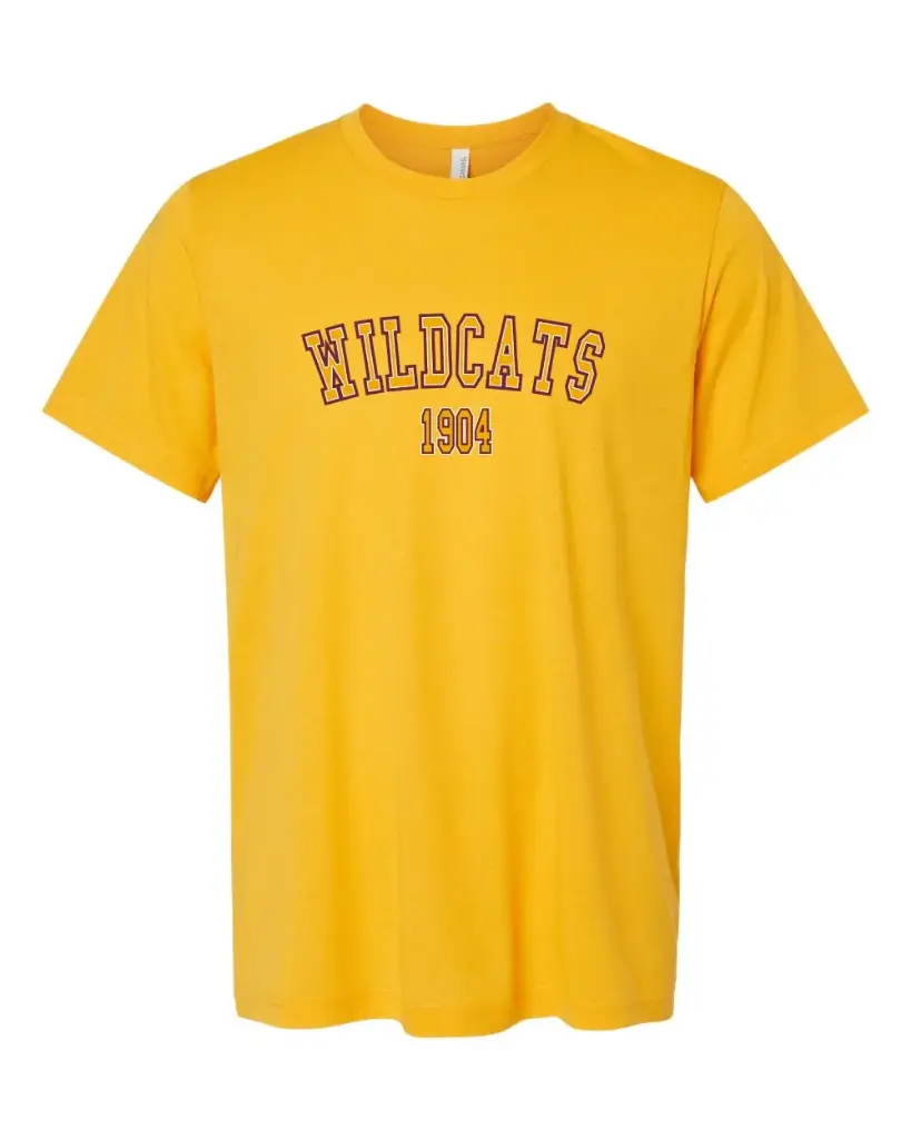 Gold Wildcats 1904 T-Shirt