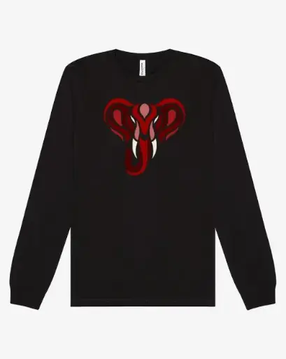 Crimson Elephant Long Sleeve Tee